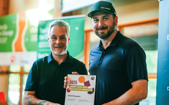A photo of CBA winner.