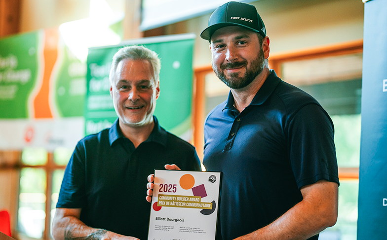 A photo of CBA winner.